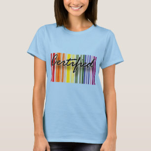 T-tröja för GAY PRIDEauktoriseradREGNBÅGE T-shirt