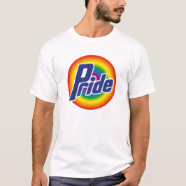 T-tröja för gay prideregnbågelogotyp tee shirt