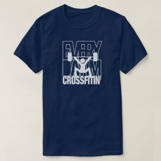 T-tröja för genomkörare för CrossFit T-shirt