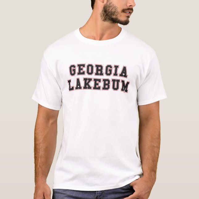 T-tröja för Georgia Lakebum högskolastil Tee (Framsida)