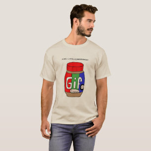 T-tröja för Gif-jordnötsmör Tee Shirt