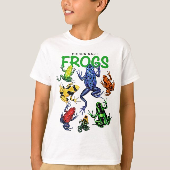 T-tröja för giftpilgroda tee (Framsida)