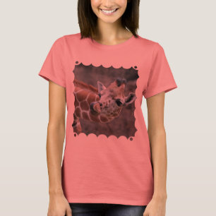 T-tröja för girafftungadamer t-shirt