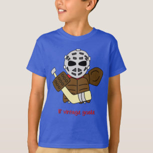 T-tröja för Goalie för Lil vintagehockey Tee Shirt