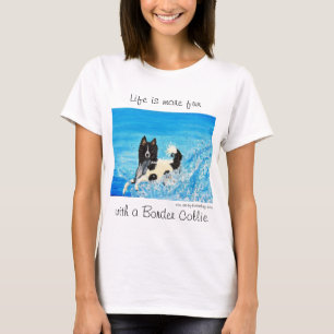 T-tröja för gränsCollieälskare Tee Shirt