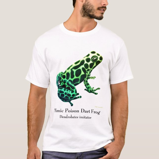 T-tröja för groda för Dendrobates Imitatorgift T Shirt (Framsida)