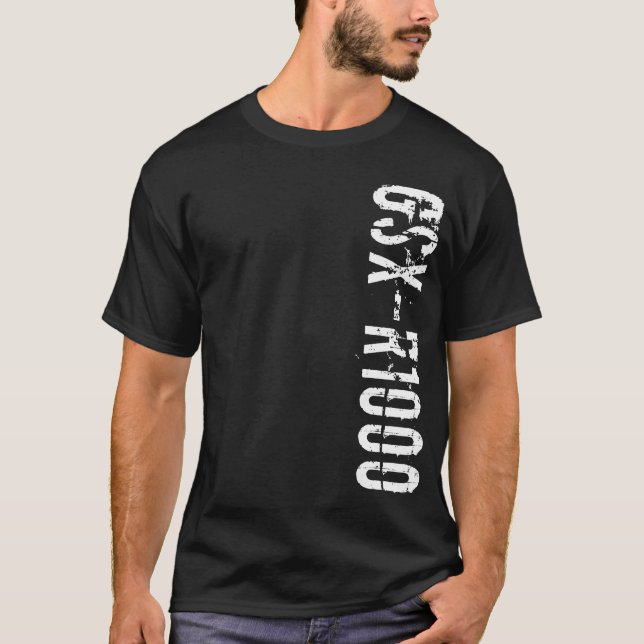 T-tröja för GSX-R1000 Vert T Shirt (Framsida)