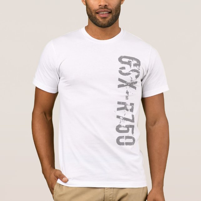 T-tröja för GSX-R750 Vert T Shirt (Framsida)