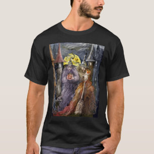 T-tröja för Halloween witchs (höger version) T Shirt