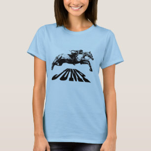 T-tröja för hästbanhoppningryttare t-shirt
