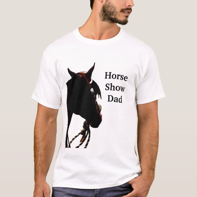 T-tröja för hästShowpappa Tee Shirt (Framsida)