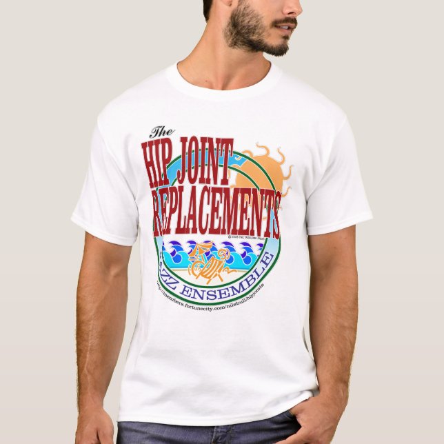 T-tröja för helhet för höftledutbytesJazz Tee Shirt (Framsida)