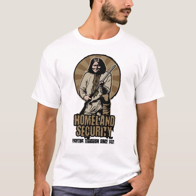 T-tröja för hemlandsäkerhetsanpassade tee (Framsida)