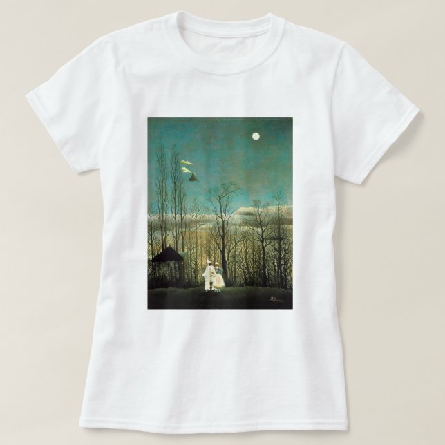 T-tröja för Henri Rousseau karnevalafton Tee Shirt (Design framsida)