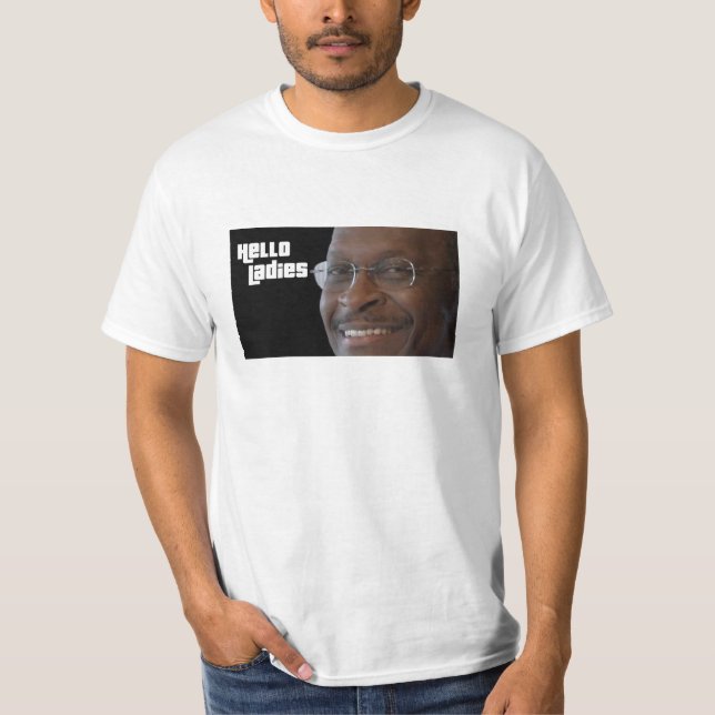 T-tröja för Herman Cain hejdamer T-shirt (Framsida)
