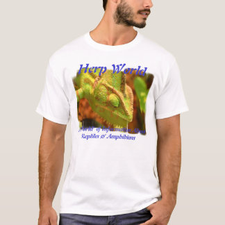 T-tröja för Herp världskameleont T-shirt