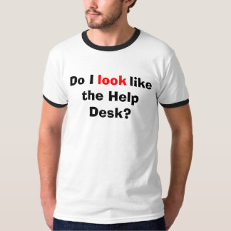 T-tröja för hjälpskrivbord tee shirt