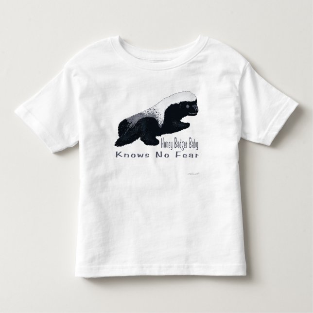 T-tröja för honey badgerbabysmåbarn t shirt (Framsida)