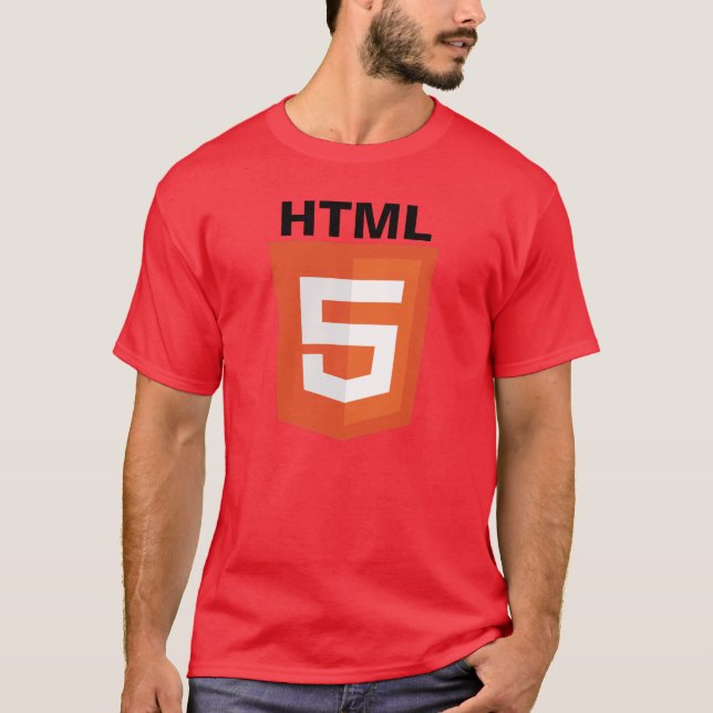 T-tröja för HTML 5 T-shirt (Framsida)