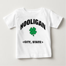 T-tröja för huligan för babypersonlig irländsk tee shirt
