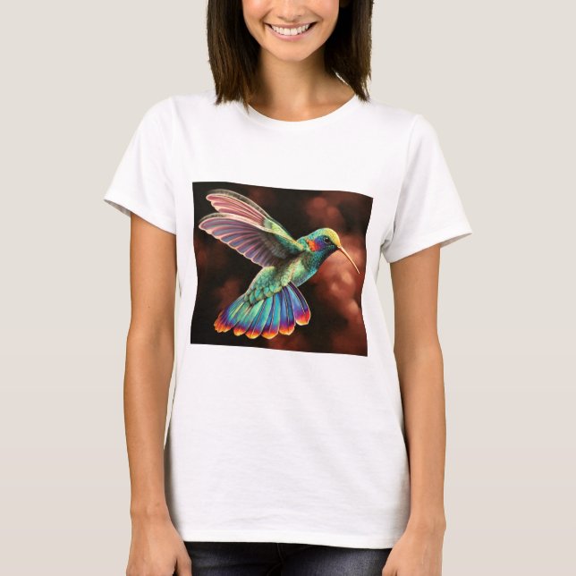 T-tröja för Hummingbird 2 T-shirt (Framsida)