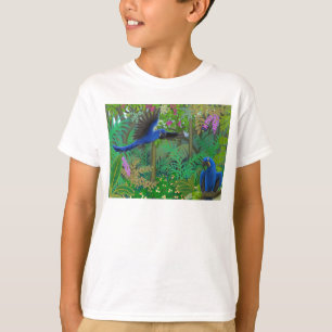 T-tröja för hyacintMacawsungar T-shirt