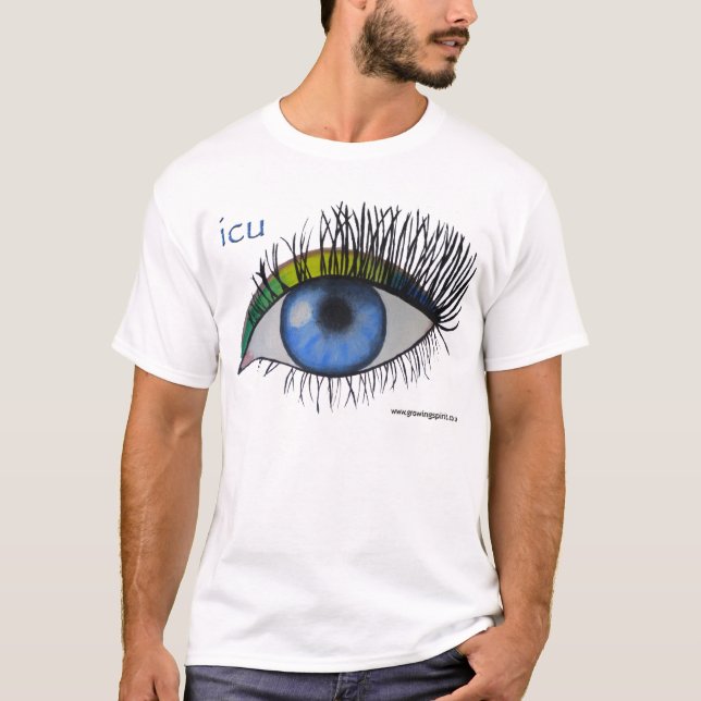 T-tröja "för ICU-" andekonst Tee Shirt (Framsida)