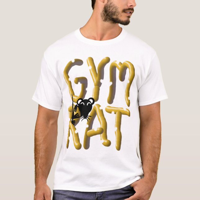 T-tröja för idrottshallråttaWeightlifting Tee Shirt (Framsida)
