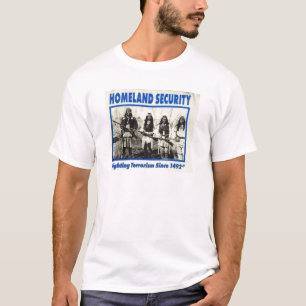 T-tröja för indianhemlandsäkerhet t shirt