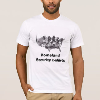 T-tröja för indianhemlandsäkerhet t-shirt