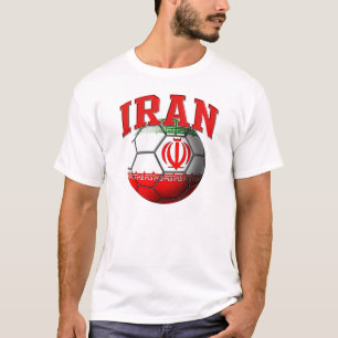 T-tröja för Iran fotbollboll T-shirt
