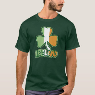 T-tröja för Irland Shamrockflagga Tee