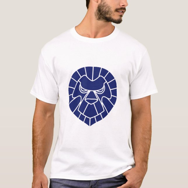 T-tröja för Jackie Karmablått T-shirt (Framsida)