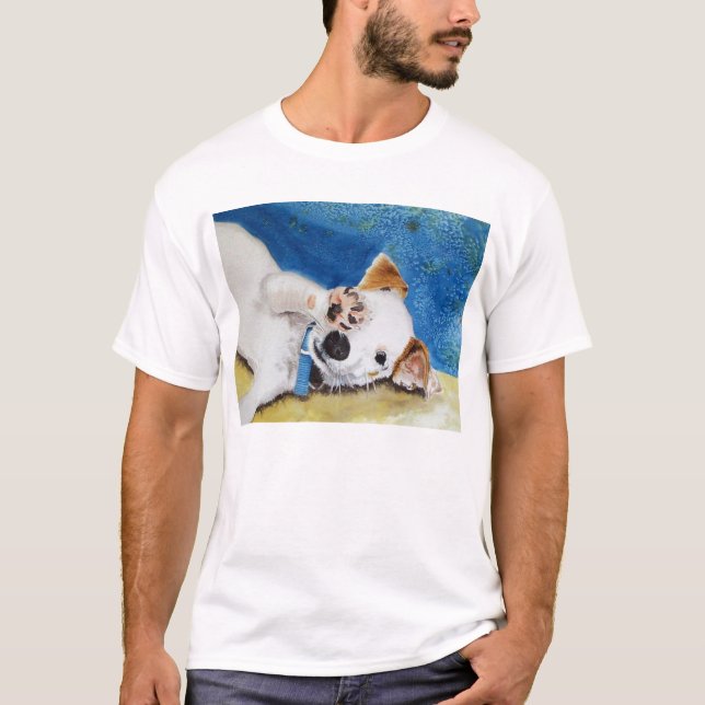 T-tröja för jackRussell Terrier T Shirt (Framsida)