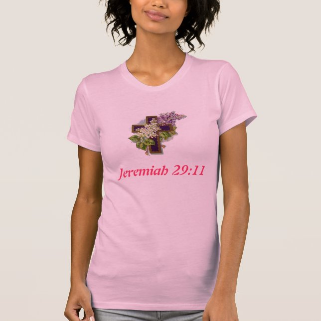 T-tröja för Jeremiah 29:11kor T-shirt (Framsida)