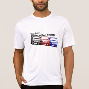 T-tröja för jobb för självbevarandesamhälle d tee shirt