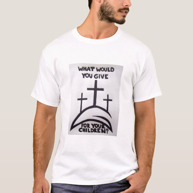 T-tröja för John 3:16manar Tröja (Framsida)