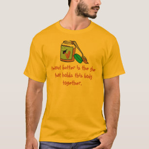 T-tröja för jordnötsmörälskare med grafiskt t shirt