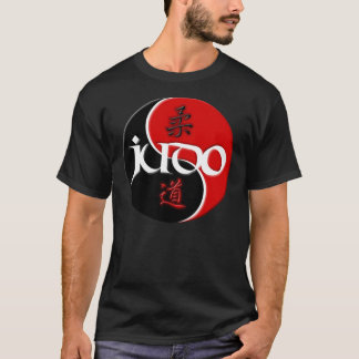 T-tröja för JudoYin Yang mörk T-shirt