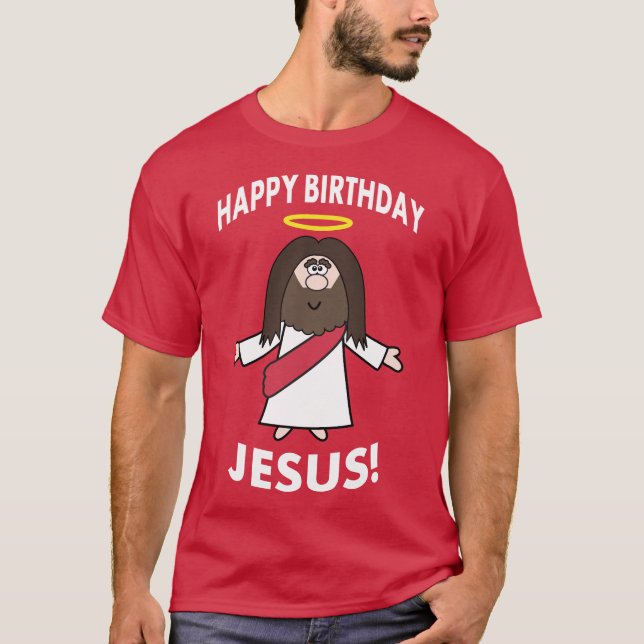 T-tröja för julafton för grattis på t shirt (Framsida)