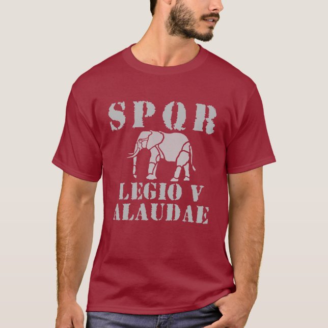 T-tröja för Julius Caesar 5th romerska T-shirt (Framsida)