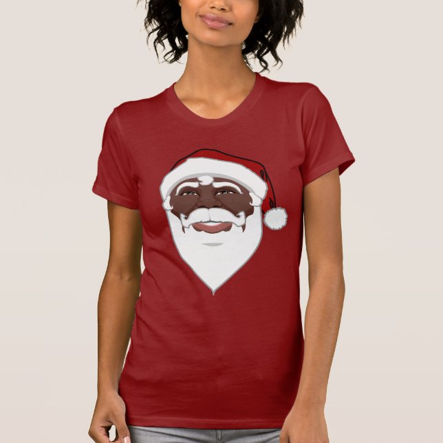 T-tröja för jultomten för Santa skjortaafrikansk T Shirt (Framsida)