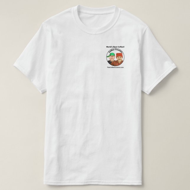 T-tröja för kaffekusinkaffe tröja (Design framsida)