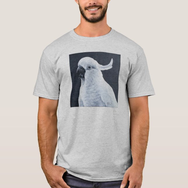 T-tröja för kakadua B&W Tee Shirt (Framsida)