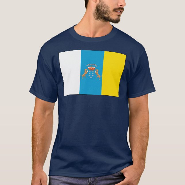 T-tröja för kanariefågelöflagga tee shirt (Framsida)