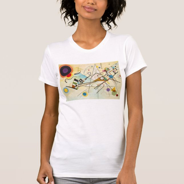 T-tröja för Kandinsky sammansättning VIII T-shirt (Framsida)