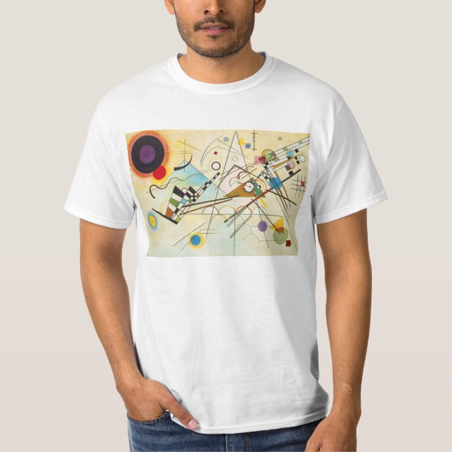 T-tröja för Kandinsky sammansättning VIII T-shirt (Framsida)