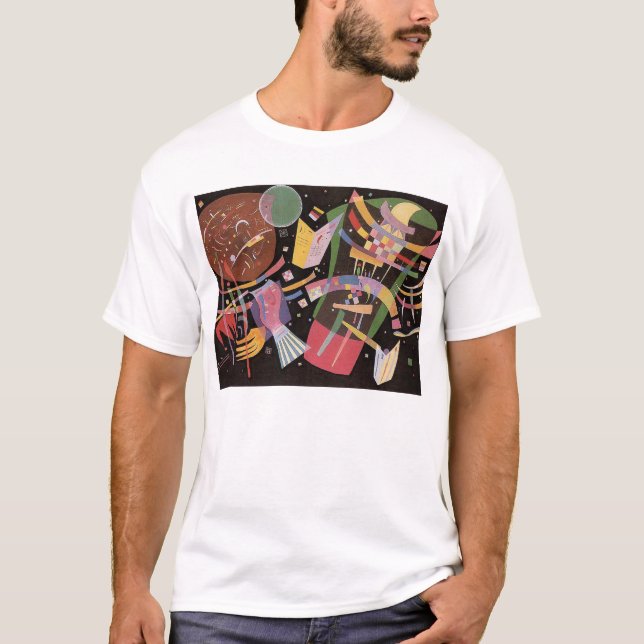 T-tröja för Kandinsky sammansättning X Tee (Framsida)