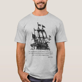 T-tröja för kaptenblodpirat tee shirt