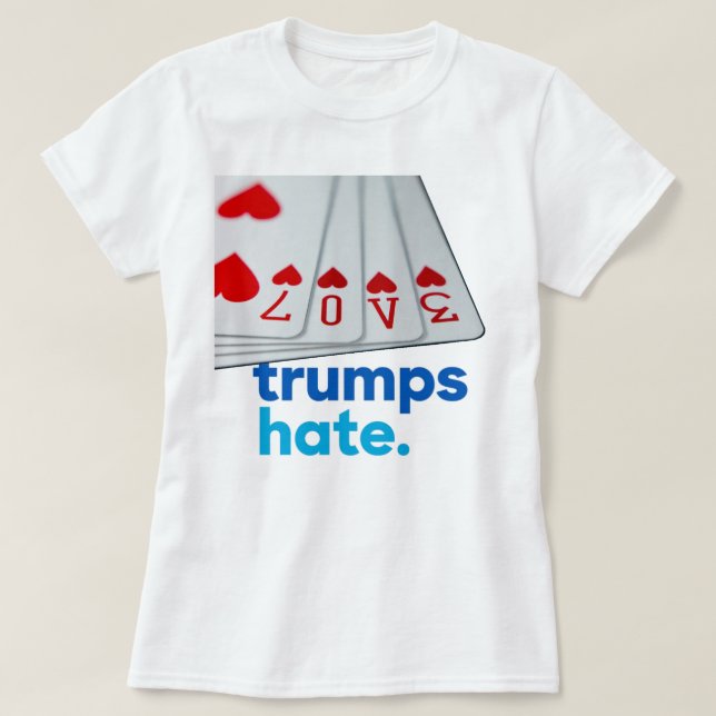 T-tröja för kärlektrumfhat tee shirt (Design framsida)